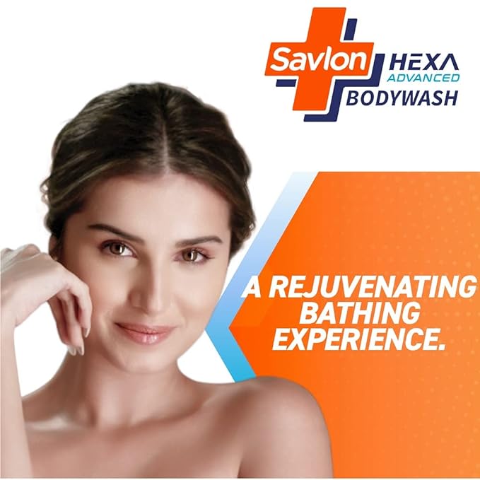 Savlon Hexa Advanced Body Wash with Milk Protein, Shower Gel for Moisturized Skin - 215 ml Savlon Hexa Advanced Body Wash with Milk Protein, Shower Gel for Moisturized Skin - 215 ml